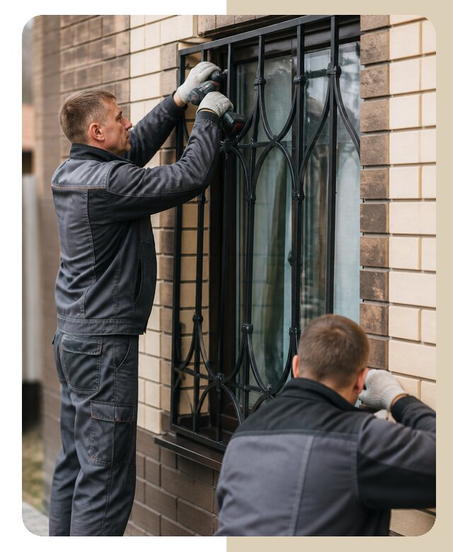 Установка решеток в дом в Ярославле по цене от 3594 р. | ДвериЛегко-Рсл